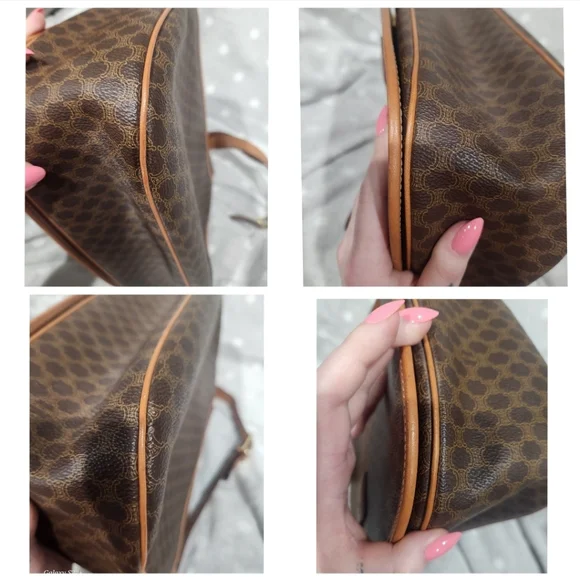 Celine Brown Crossbody Shoulder Bag - Brown Trim - Picture 11 of 16